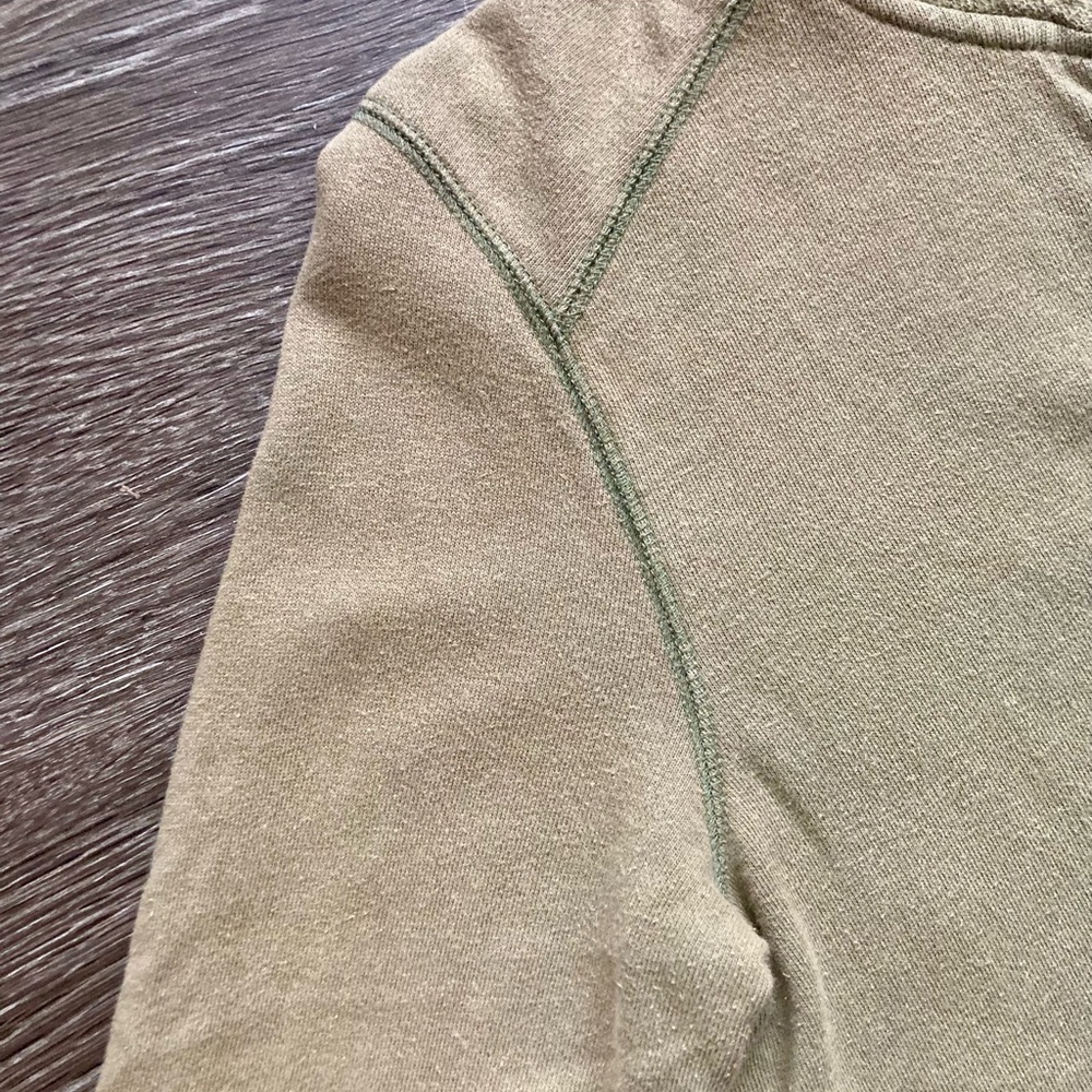 Vintage Y2K Old Navy zip-up jacket in olive green in size medium - Picture 3 of 7